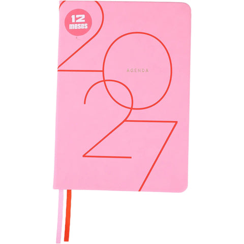 Agenda A5 2027 12 Meses Semanal Essential (várias opções) Note!