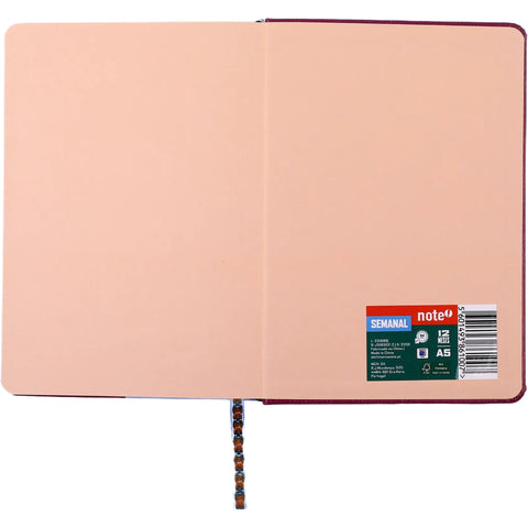 Agenda A5 2027 12 Meses Semanal Squares (várias opções) Note!
