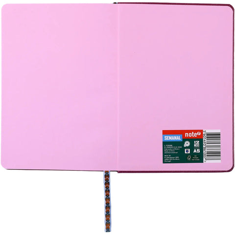 Agenda A5 2027 12 Meses Semanal Squares (várias opções) Note!
