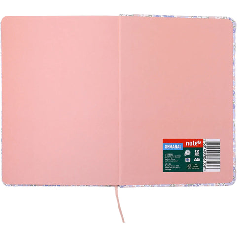 Agenda A5 2027 12 Meses Semanal Mini Flowers (várias opções) Note