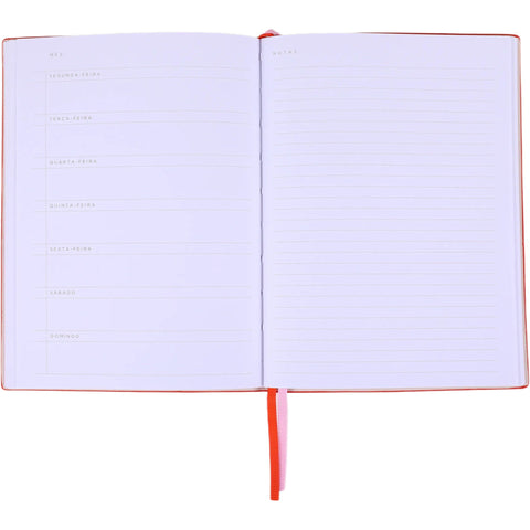 Agenda A5 Não Datada com Bolsos Double Organize (várias opções) Note!