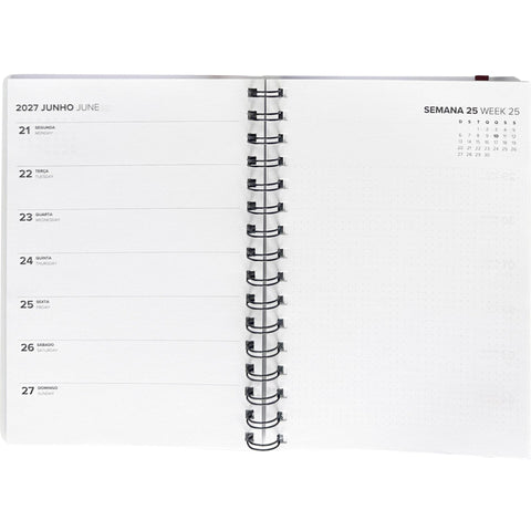 Agenda Espiral A5 2027 12 Meses Semanal Everyday Note!