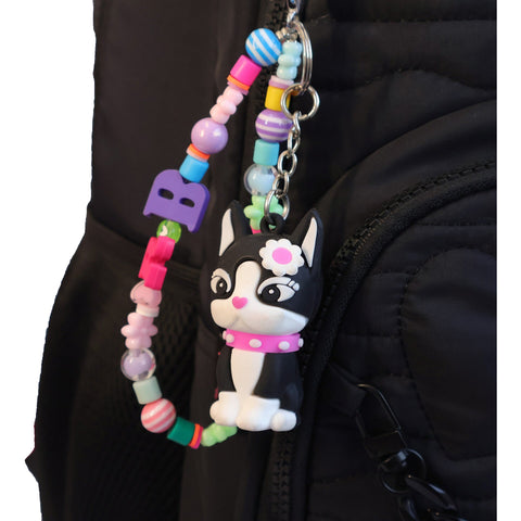 Mochila Corações Preto Rebecca Bonbon