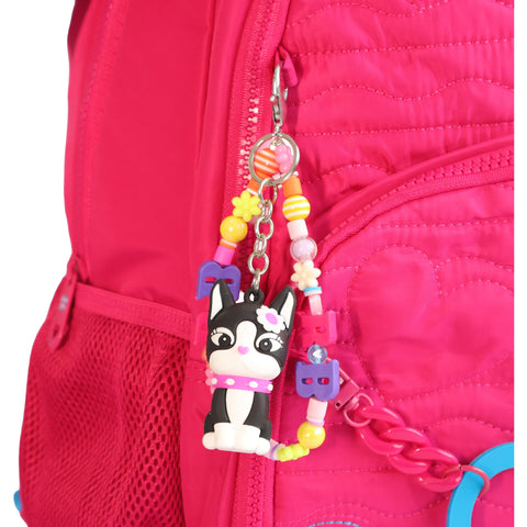 Mochila Corações Rosa Rebecca Bonbon