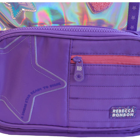 Mochila Holo Lilás Rebecca Bonbon