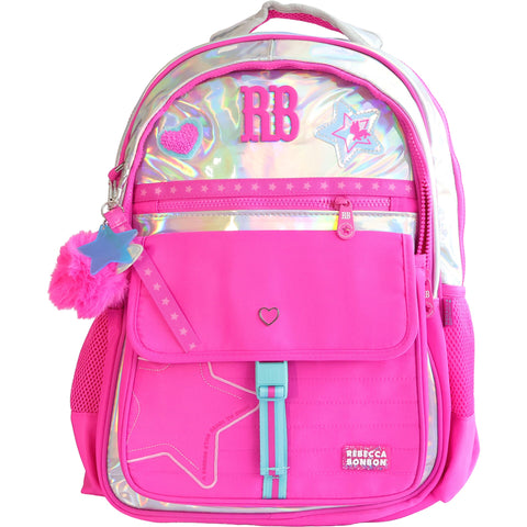 Mochila Holo Rosa Rebecca Bonbon