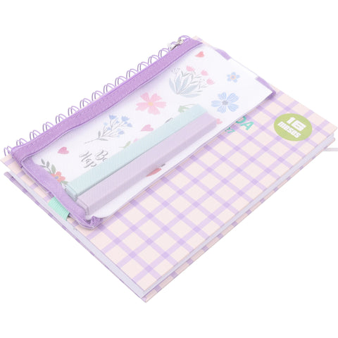 Agenda A5 26/27 16 Meses Semanal com Estojo e Sublinhadores Spring (várias opções) Note!