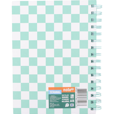 Agenda A5 26/27 16 Meses Semanal com Estojo e Sublinhadores Spring (várias opções) Note!