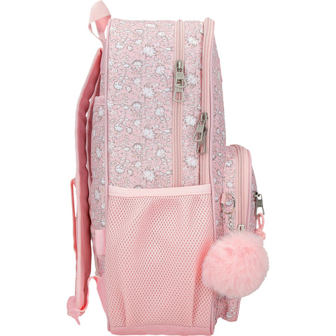 Mochila Dupla 40 Centímetros Mia Rosa Claro Pepe Jeans