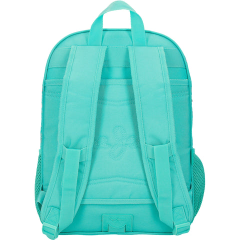 Mochila Dupla 40 Centímetros Sun Verde Turquesa Pepe Jean