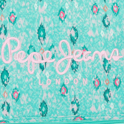 Estojo Triplo Sun Verde Turquesa Pepe Jeans