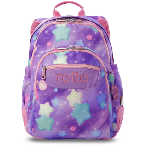 Mochila Com Base Borracha Estrelas Totto