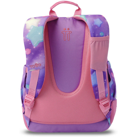 Mochila Com Base Borracha Estrelas Totto