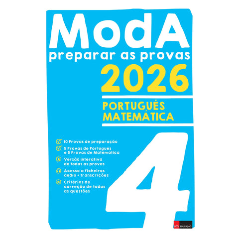 Provas Moda 2026 Português E Matemática  4 de Dulce  Caneira;  Ana Maria Álvarez