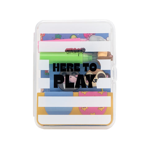 Conjunto Decoração Agenda - Here To Play
