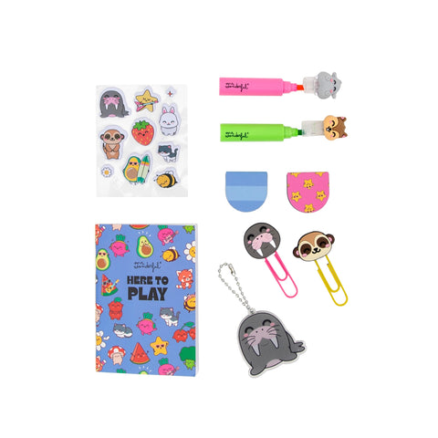Conjunto Decoração Agenda - Here To Play