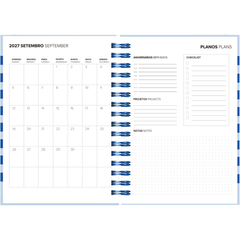 Agenda Formato A5 2027 Espiral 12 M Sem Dogs Note!