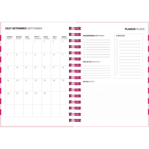 Agenda Formato A5 2027 Espiral 12 M Sem Dogs Note!
