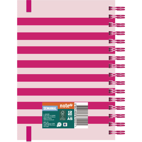 Agenda Formato A5 2027 Espiral 12 M Sem Dogs Note!