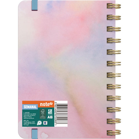 Agenda Espiral A6 2027 12 Meses Semanal Personality (várias opções) Note!