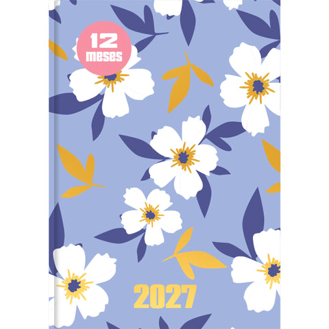 Agenda A6 2027 12 Meses Semanal Petals & Paws (várias opções) Note!