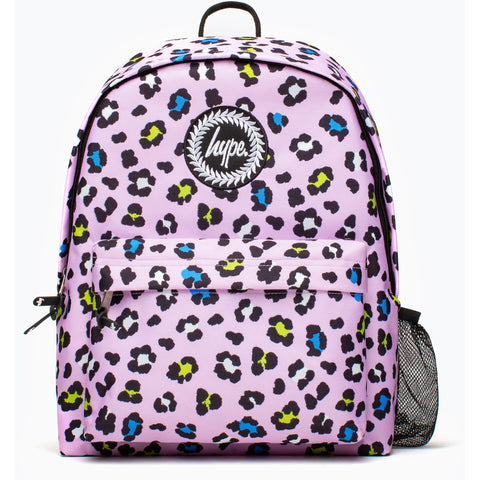 Mochila Iconic Lilac Leopard Hype