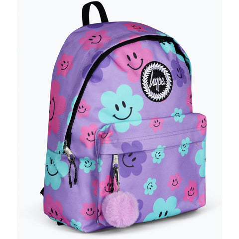 Mochila Purple Happy Flowers Hype