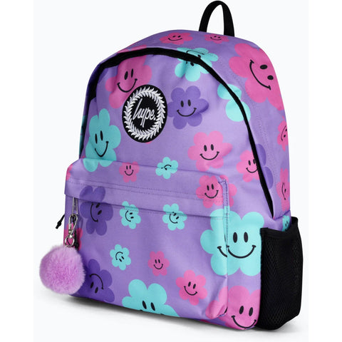Mochila Purple Happy Flowers Hype