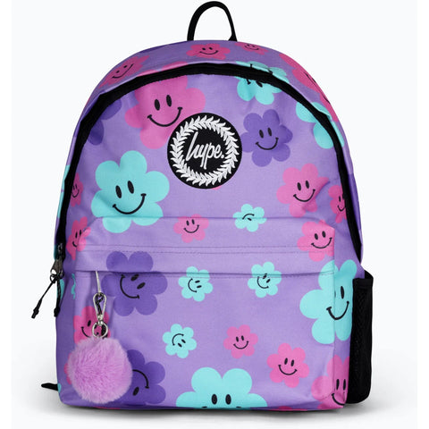 Mochila Purple Happy Flowers Hype