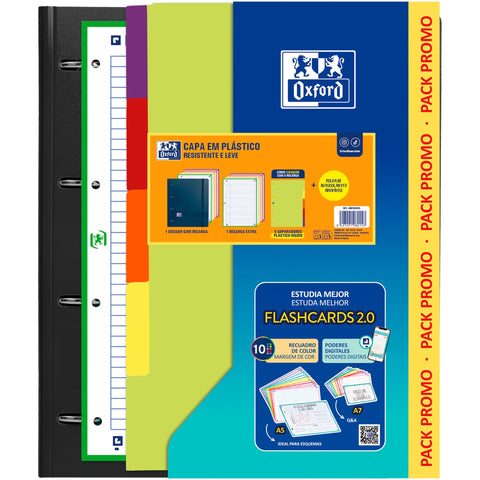 Pack Essenciais Arquivo Live&Go Preto Oxford