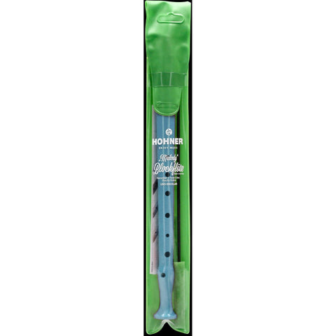 Flauta Verde Bolsa Azul Cl Transp Hohner