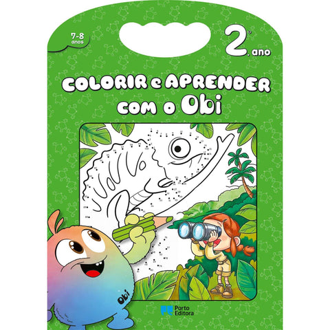 Colorir e aprender com o Obi - 2.º ano de