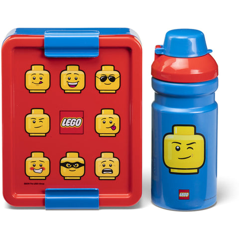 Conjunto Lancheira e Garrafa Iconic Lego