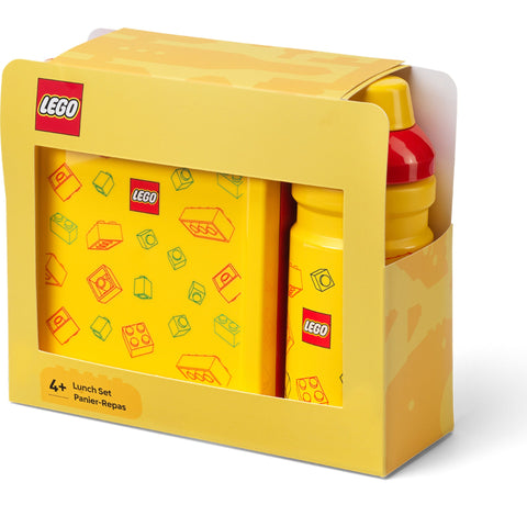Conjunto Lancheira+Garrafa Brick Art Line Lego