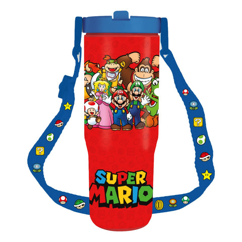 Garrafa Com Alça 890 Mililitros - Super Mario