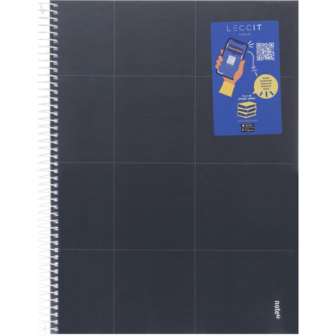 Caderno note espiral capa dura A4 pautado pure p/ app Leccit