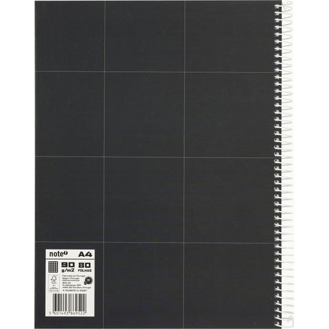 Caderno Espiral Formato A4 Cdura Q 80 F 90 G Pure Leccit
