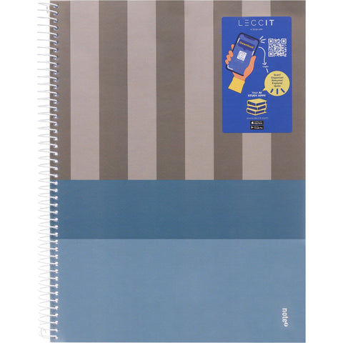 Caderno note espiral capa dura A4 pautado dynamic p/ app Leccit