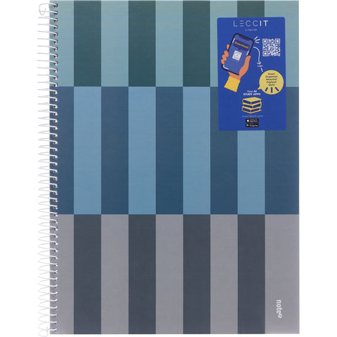 Caderno note espiral capa dura A4 pautado dynamic p/ app Leccit
