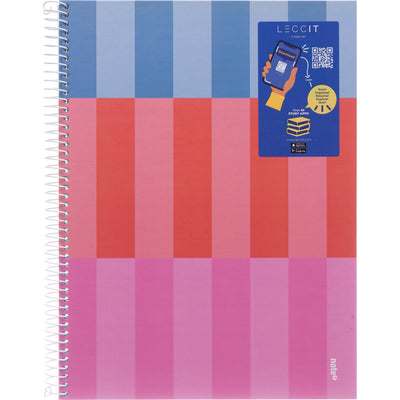 Caderno Espiral A4 Capa Dura Pautado Dynami (várias opções) para App Leccit Note!