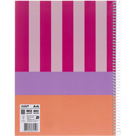 Caderno Espiral Formato A4 Cdura Q 80 F 90 G Dynami Leccit