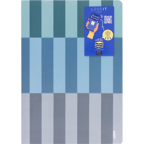 Caderno note agrafado capa flexível A4 quadriculado dynamic p/ app Leccit