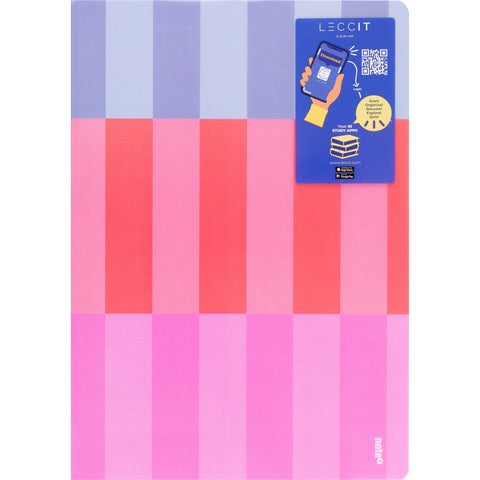 Caderno note agrafado capa flexível A4 quadriculado dynamic p/ app Leccit