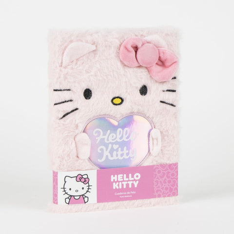 Caderno Peluche - Hello Kitty