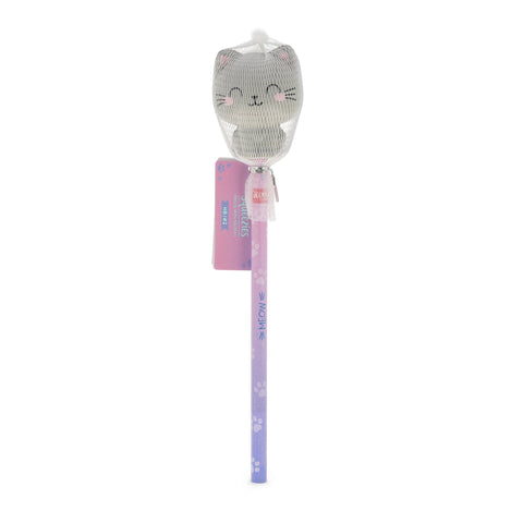 Lápis Com Squishy - Meow