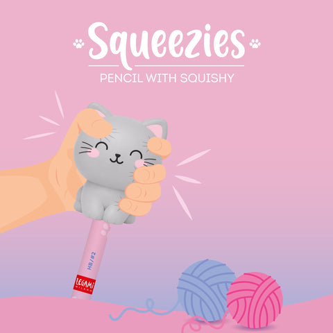 Lápis Com Squishy - Meow