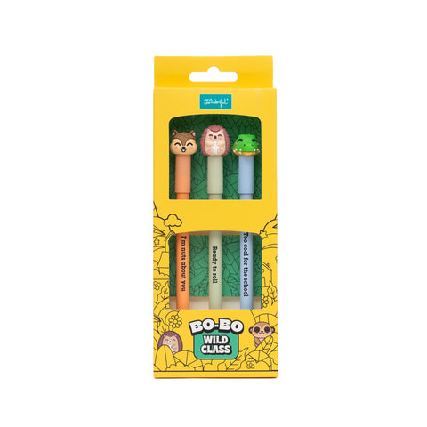 Conjunto 3 Caneta Apagar Bo-Bo - Esq+Our+Croc