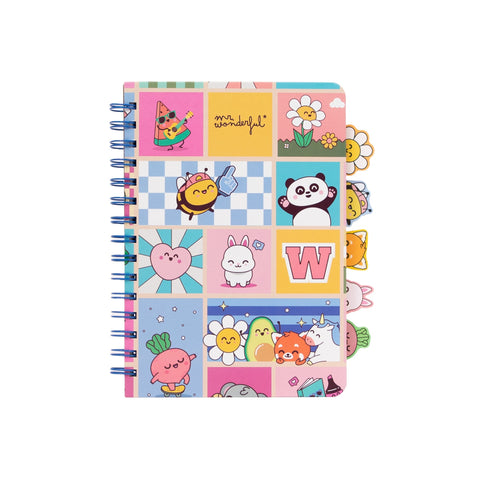 Caderno Formato A5 Com Separadores - Wonder Comic