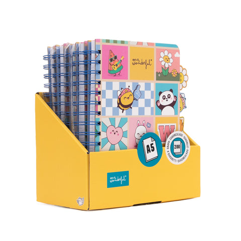 Caderno Formato A5 Com Separadores - Wonder Comic