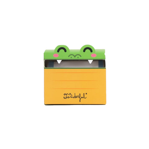 Dispensador Sticky Notes - Crocodilo
